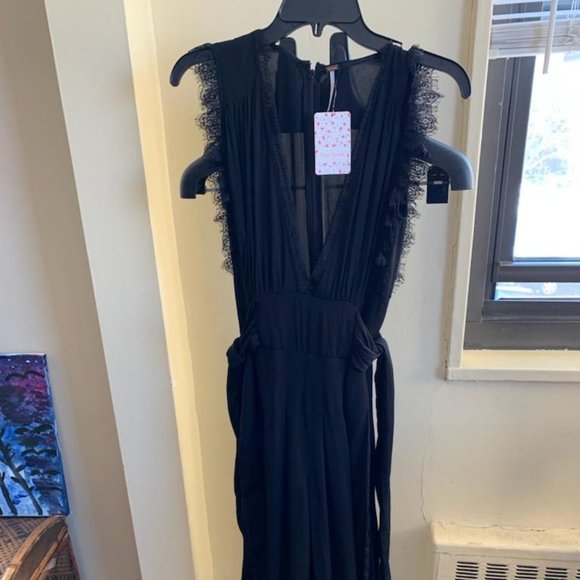 FREE PEOPLE Cem Black Jumpsuit - Picture 4 of 8